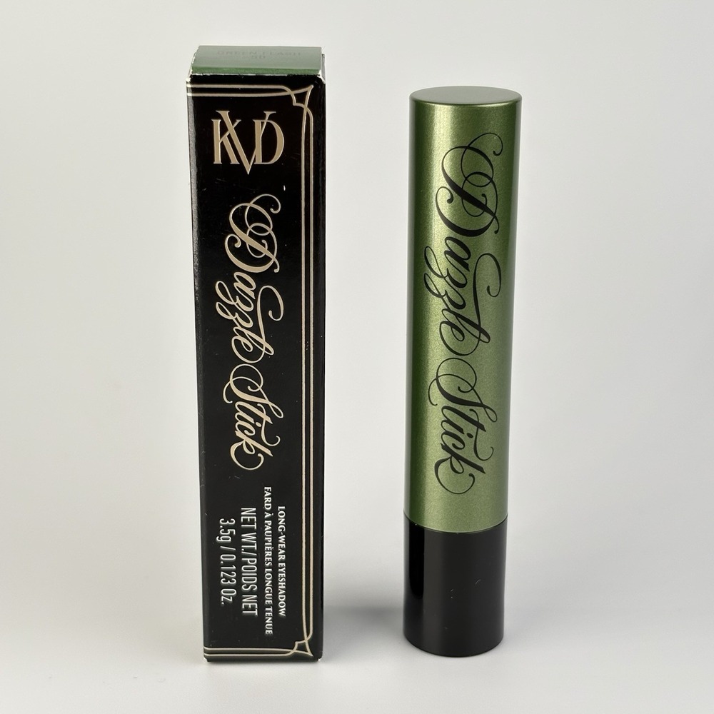 KVD Kat Von D Dazzle Stick Long-Wear Eyeshadow - Green Flash 50‎ NIB